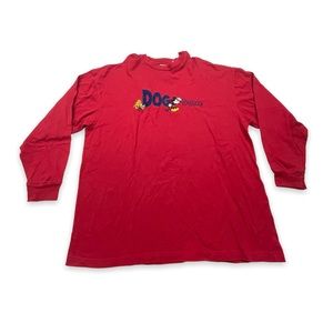 Vintage Disney Dog gone embroidered Mickey Mouse xxl long sleeve t shirt